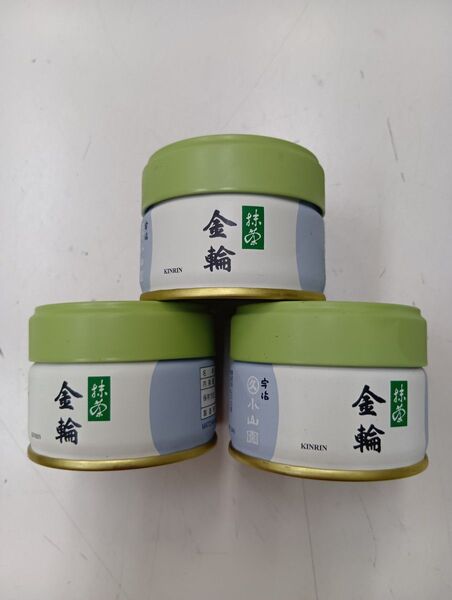 宇治抹茶丸久小山園金輪20グラム3缶