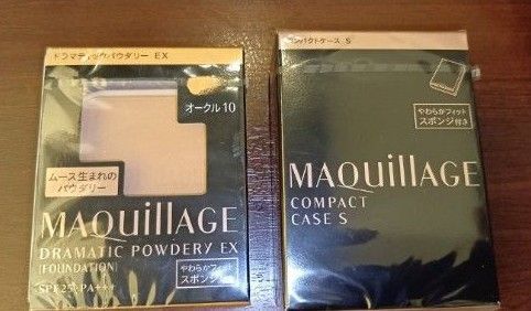 ☆残1点☆ マキアージュ ドラマティックパウダリー EX オークル10 +コンパクトケースセット