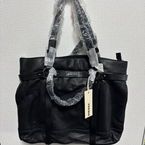 DIESEL レザートートバッグ ブラック 未使用