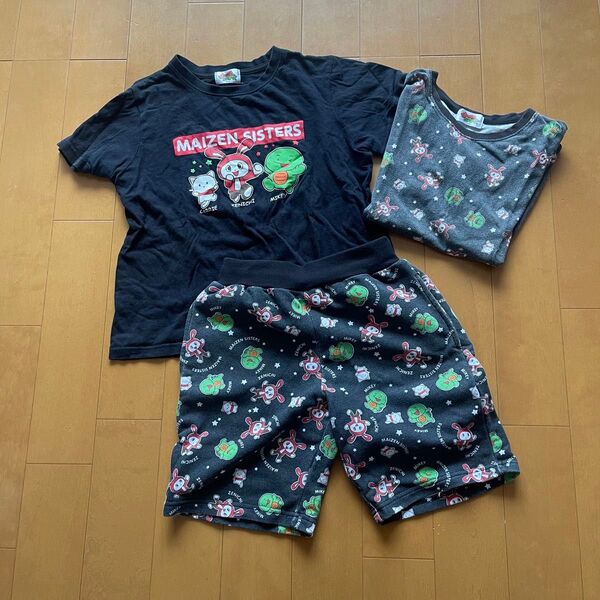 まいぜんシスターズ Tシャツ 2枚 ハーフパンツ セット 150cm まいぜん