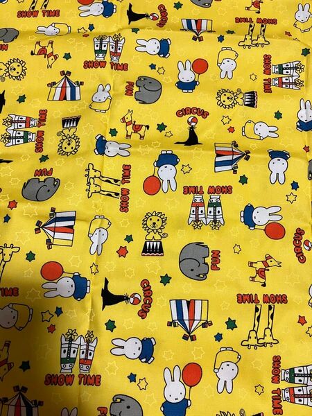 ミッフィー 生地 布 miffy 綿100% オックス