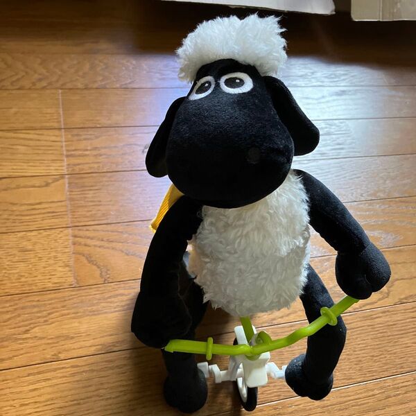 ひつじのショーン 自転車に乗ったひつじ、ぬいぐるみ・