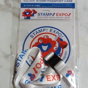 大阪・関西万博 スタンプパスポートケース ネックストラップ付き
