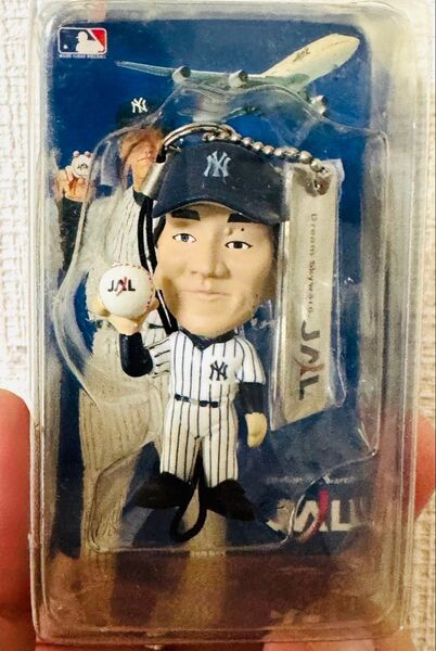 【非売品】 新品未開封 JAL ゴジラ松井 松井秀喜 フィギュア キーホルダー