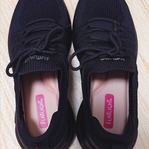 FLATLIGHT 軽量スニーカー 25cm ブラック ABCマート