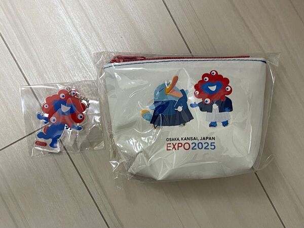 ポーチ ミニポーチ EXPO2025 ミャクミャク イコちゃん ポーチ 非売品 キーホルダー 万博