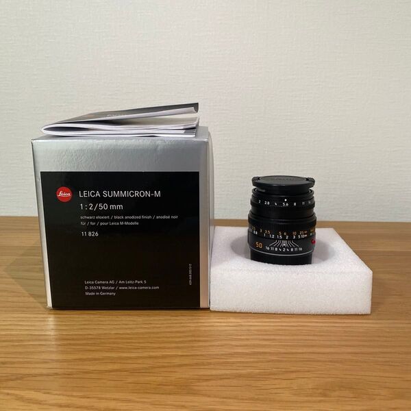 極美品 ライカ ズミクロンM f2/50mm ブラック Leica Sunnicron m 6bit 現行モデル