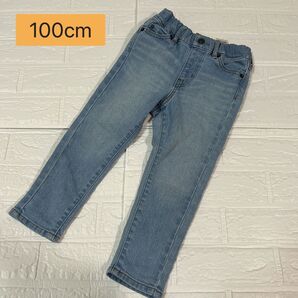 【中古】デニムパンツ ジーンズ キッズ 100cm