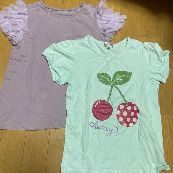 anyFAM Tシャツ 2枚セット 140女の子