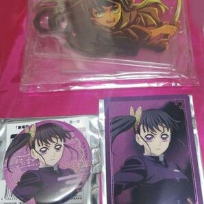 鬼滅 無限城編 アクスタ 箔押しカード 缶バッジ 無一郎 カナヲ