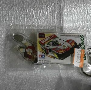  Bakusou Kyoudai Let's & Go!! Mini 4WD acrylic fiber key holder [ Sonic Saber &.]