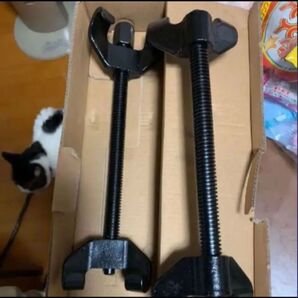 すぐ発送可能、定番工具 4本爪コイルスプリングコンプレッサー 270mm
