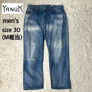 【美品】YANUK PHILIP CROP デニムアンクル丈 デーパード サイズ30 ブルー