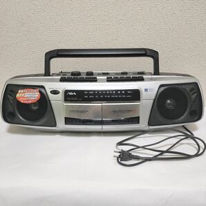AIWA アイワ Wラジカセ CS-W535 シルバー
