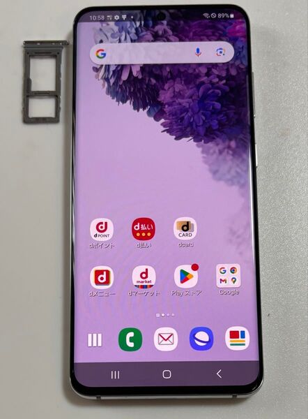 Galaxy 128G 5G S20 SC-51A クラウドホワイト SAMSUNG docomo SIMフリー