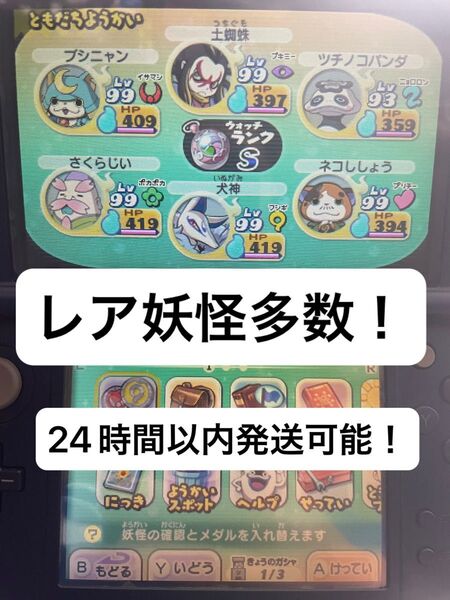 【早い者勝ち】動作確認済 妖怪ウォッチ2 真打 ソフトのみ ニンテンドー3DS データあり 24時間以内発送可能!