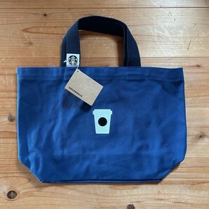 台湾スタバ♪スターバックス♪トートバッグ♪ネイビー♪コットントート♪新品未使用