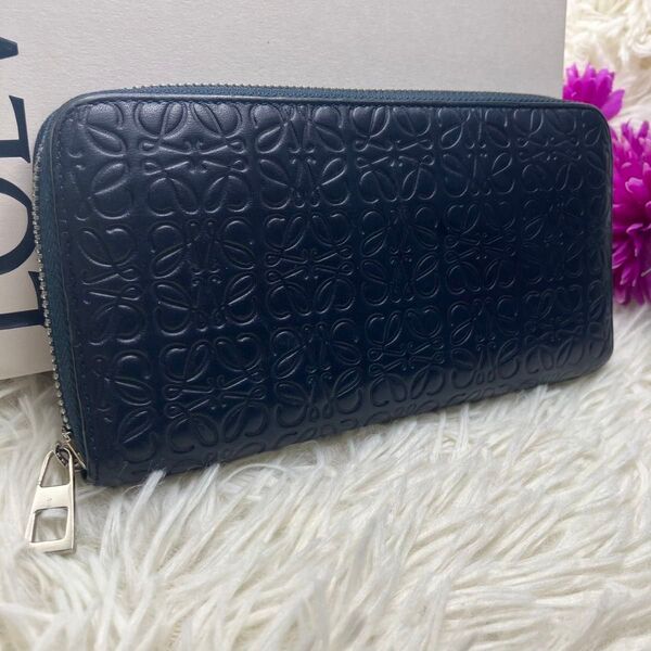 【極美品】LOEWE ロエベ リピート アナグラム 財布