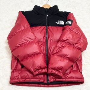 THE NORCE FACE ノースフェイス ヌプシ ダウンジャケット L レッド 韓国製 エコ ECO アウトドア アウター