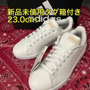 新品 アディダス adidas スニーカー ADVANCOURT LEA W アドバンコート F36223 レディース 23.0