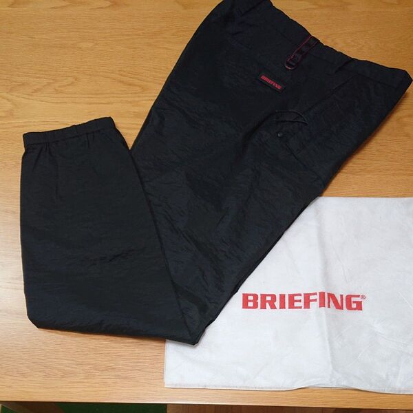 【極美品】 BRIEFING GOLF ブリーフィングゴルフ メンズウェア ジョガーパンツ ブラック M 2024秋冬モデル