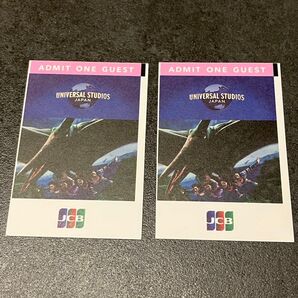 USJ 1デイスタジオパス 2枚