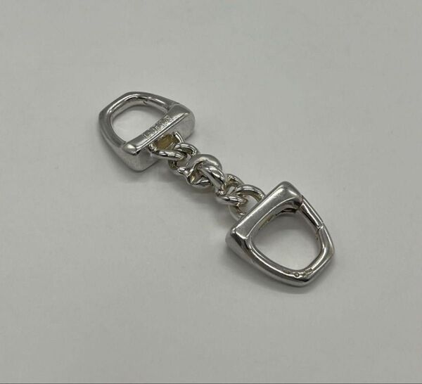 ロエベ LOEWE ホースビットモチーフ キーリング キーホルダー SV925 ヴィンテージ オールド 希少
