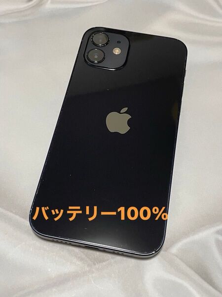 管理No.240777【バッテリー100%】iPhone12 128GB ブラック SIMフリー 残債・利用制限なし
