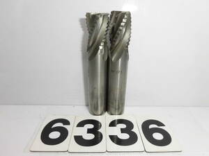6336 Φ18 2本セット 大径 ハイス ラフィング エンドミル 美品 OSG