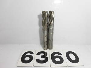 6360 Φ10 2本セット 大径 ハイス ラフィング エンドミル 美品 OSG