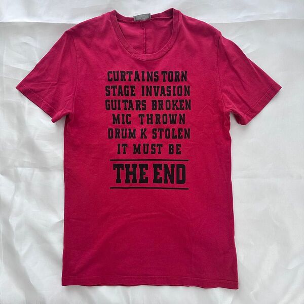 05AW Dior Homme THE END Tシャツ レッド S エディ