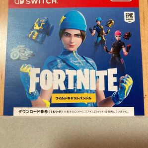 Nintendo Switch フォートナイト ワイルドキャットバンドル ダウンロードコード