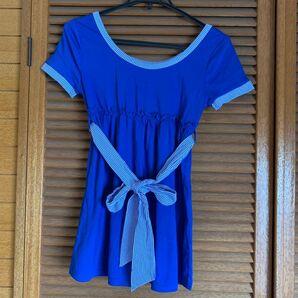 サマーブルー 半袖 カットソー 夏休み 海辺 未使用 タグ付き