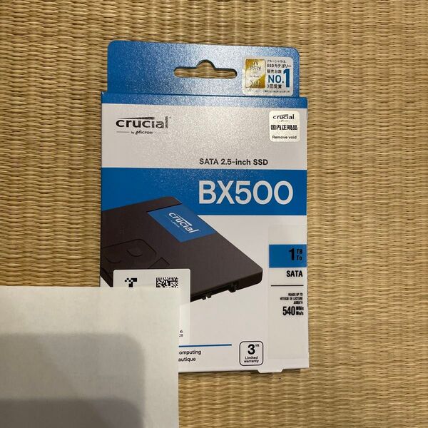 新品未開封 Crucial BX500 1TB SATA 2.5インチSSD 国内正規品
