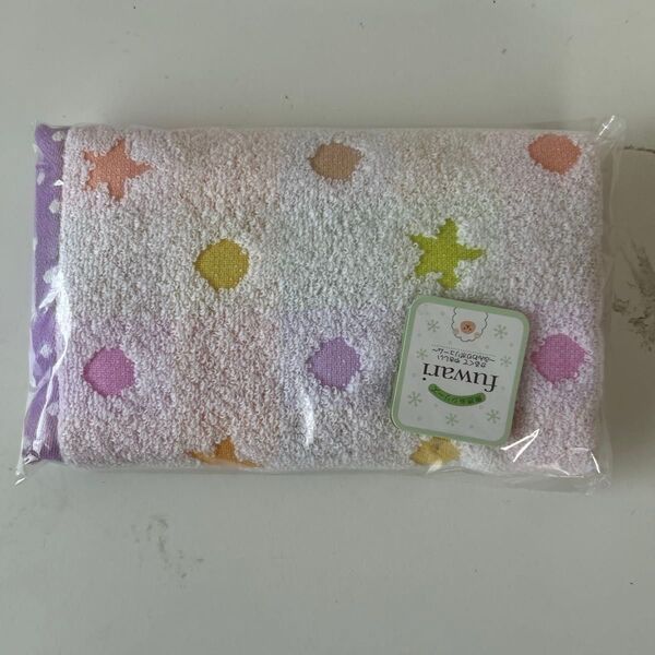 タオル 未開封品 fuwari ドット柄 星柄