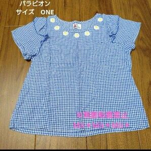 パラビオン ギンガムチェック トップス