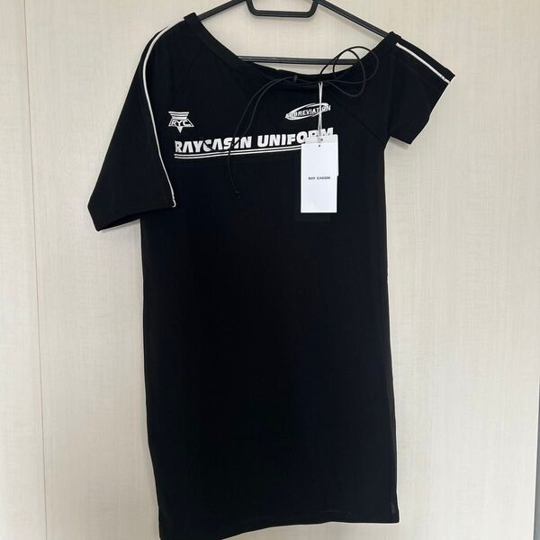 【RAY CASSIN】ワンショルゲームTシャツ レイカズン Tシャツ チュニック ミニワンピース