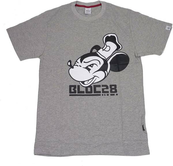 Addict アディクト AROE MICKEY PHASE2 TEE 半袖 Tシャツ (グレー) (M)【並行輸入品】