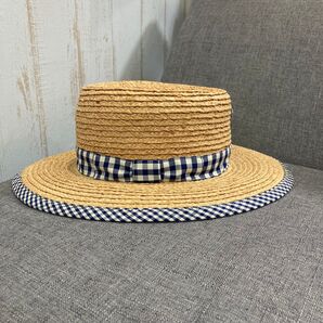 ネネット 麦わら帽子 ストローハット 日本製 Ne-net リボン