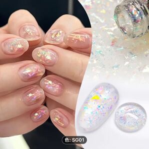 スパンコール ホロ ラメ グリッター カラージェル ボーンプリティー SG01
