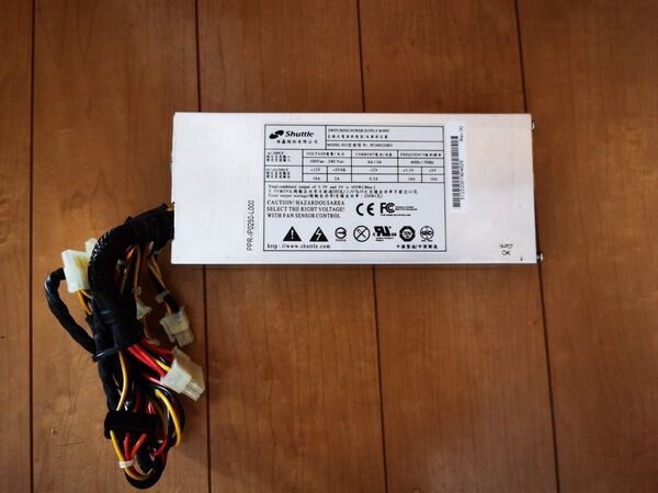 Shuttle 電源ユニット PC40N250EV / 最大250w / 小型電源 電源ユニット