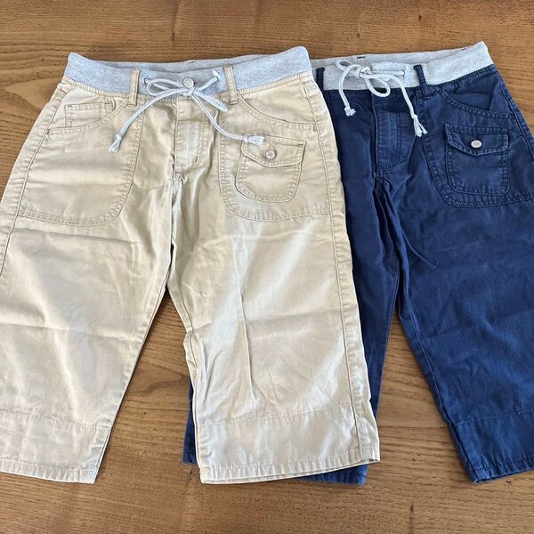 メンズ ハーフパンツ2本セット ウエスト76
