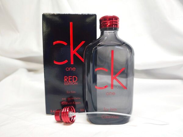 100ml【未使用】Calvin Klein カルバンクライン シーケーワン RED レッド EDT ck one フォーヒム