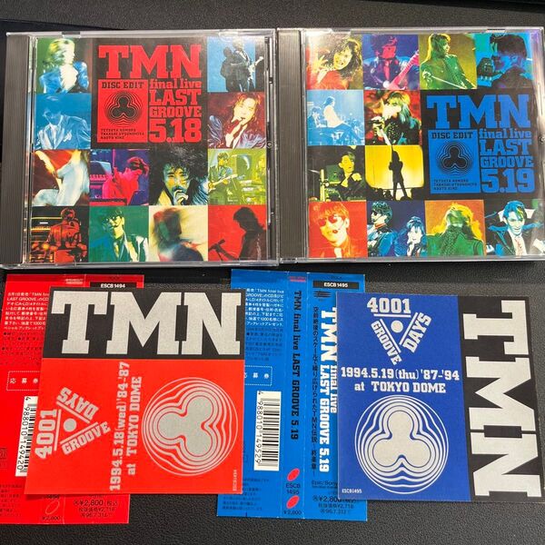 TMN TM NETWORK final live LAST GROOVE 5.18 5.19 CD2枚セット 帯、ステッカー付き