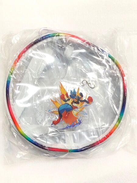 ポケモン発見大作戦 メガシンカ大作戦 メガルカリオ アクリルチャーム クリアポーチ キーホルダー