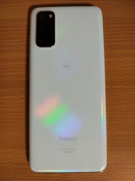 au Galaxy S20 5G SCG01 クラウドホワイト pitaka ケース 美品