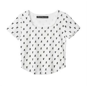韓国 rest&recreation 半袖Tシャツ カットソー トップス 白