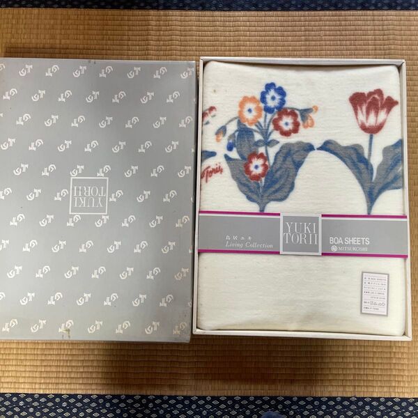 YUKITORII BOA SHEETS ボアシーツ シングル 未使用