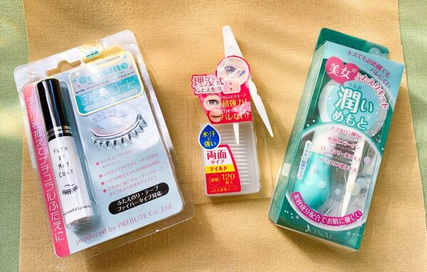 二重 ワンダーアイリッドテープ マットコート 潤い目元アイプチ 3点セット