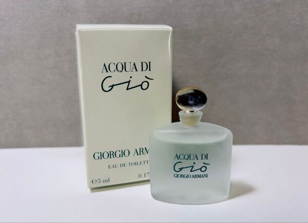 ほぼ未使用 ジョルジオ アルマーニ②オードパルファム ミニ香水 5ml